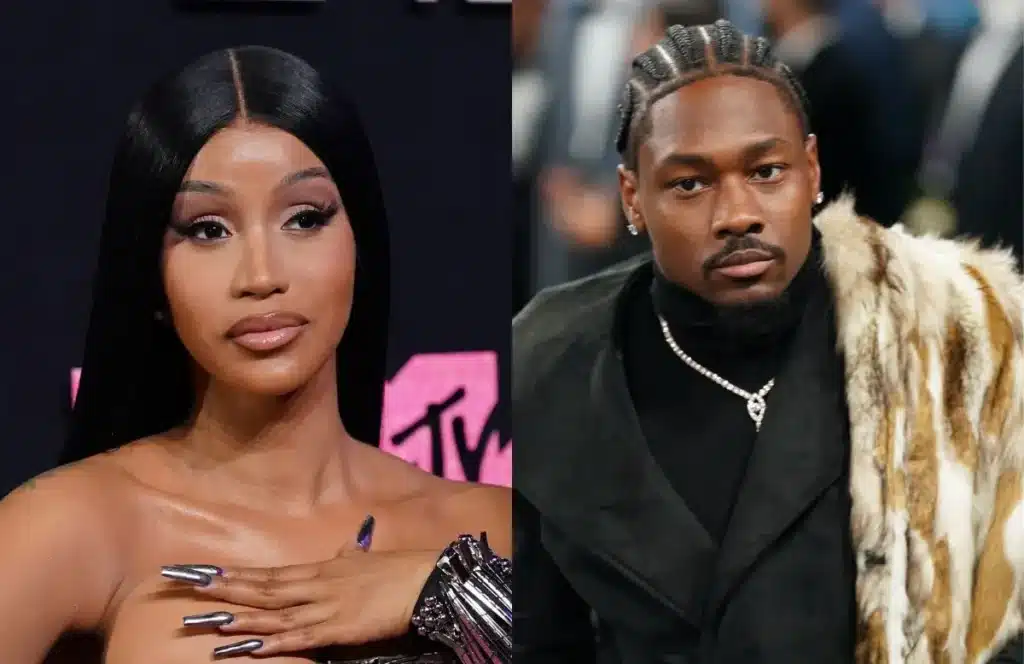 Cardi B Stefon Diggs
