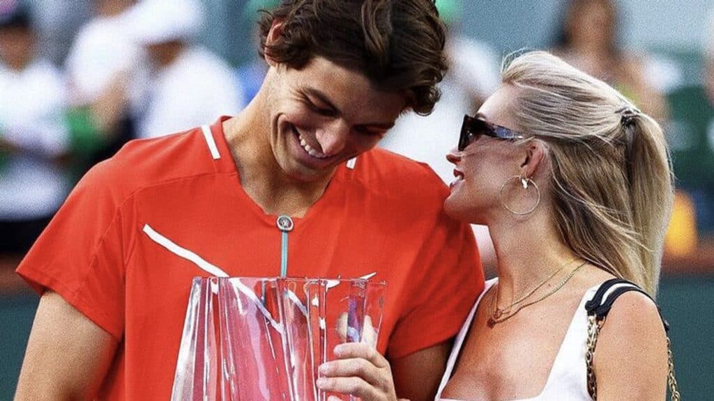 Morgan Riddle, Taylor Fritz girlfriend