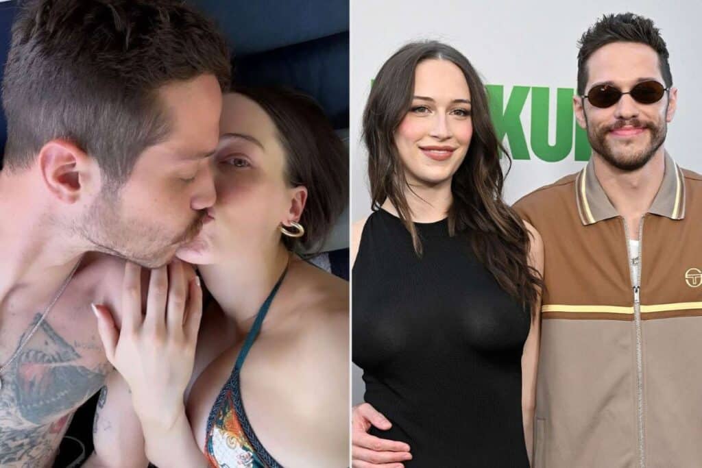 Pete Davidson Kisses Pregnant Girlfriend Elsie Hewitt