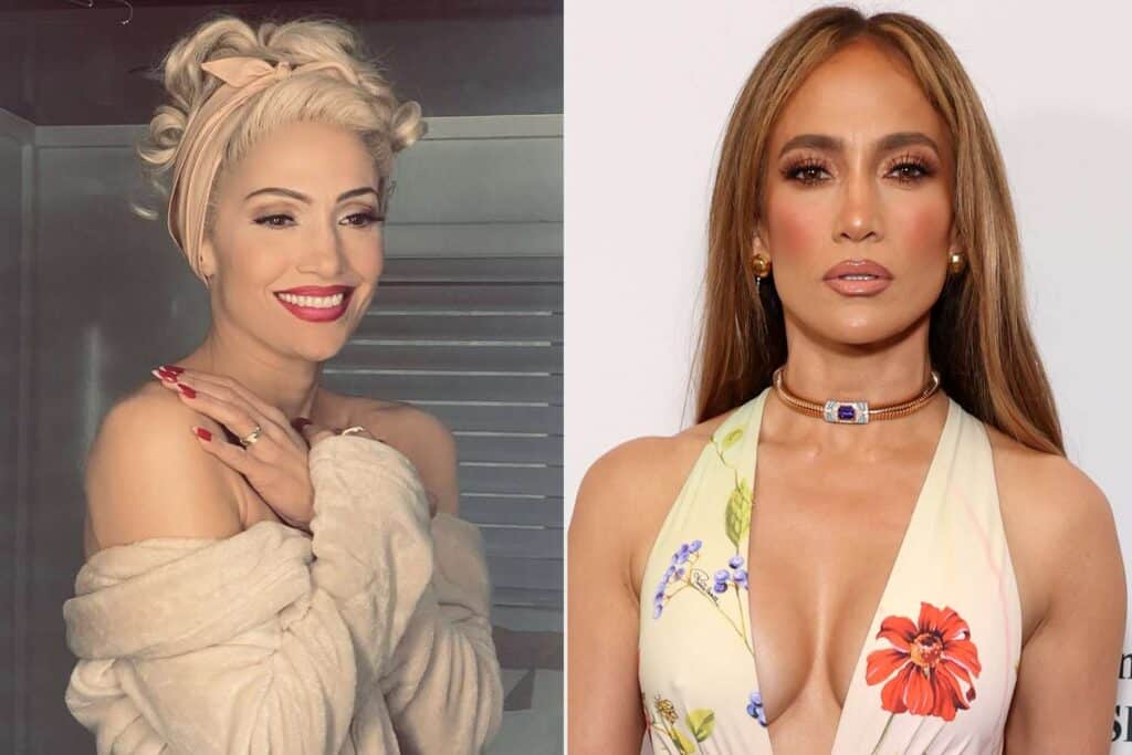 Jennifer Lopez's Blonde Bombshell Look