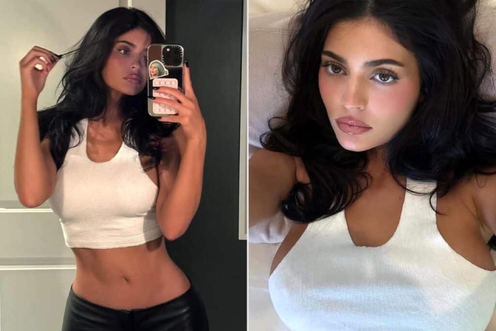 Kylie Jenner's Sizzling Tan Selfie