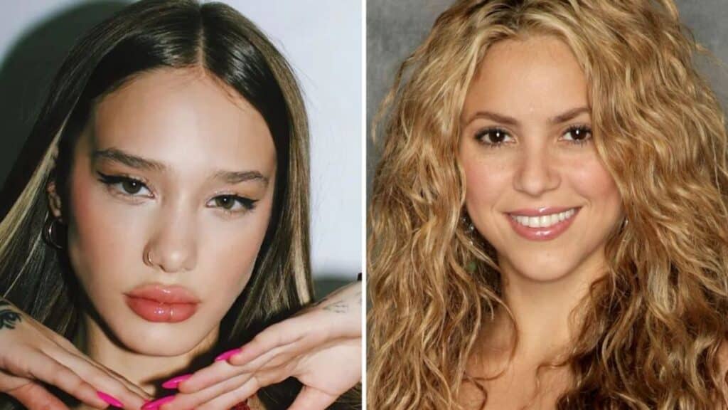 Angela torres and SHAKIRA on VELEZ