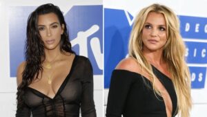 Kim Kardashian with Britney Spears