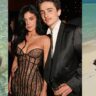 Kylie Jenner and Timothée Chalamet on Beach