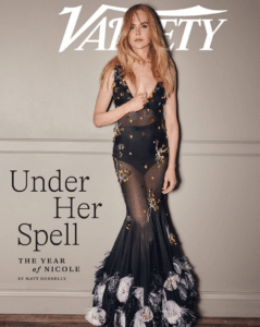 Nicole Kidman's Completely Sheer Chanel DressImage Credit - Variety