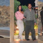 Kim Kardashian And Lewis Hamilton Spotted Romancing On Malibu beach!