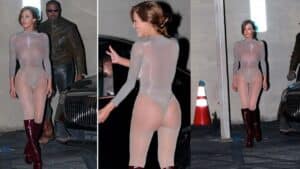 Bianca Censori Wears Her Boldest Bodysuit