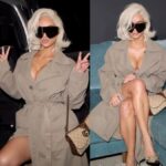 Kim Kardashian's Blonde Bob look