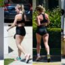 Sydney Sweeney in gym outfit