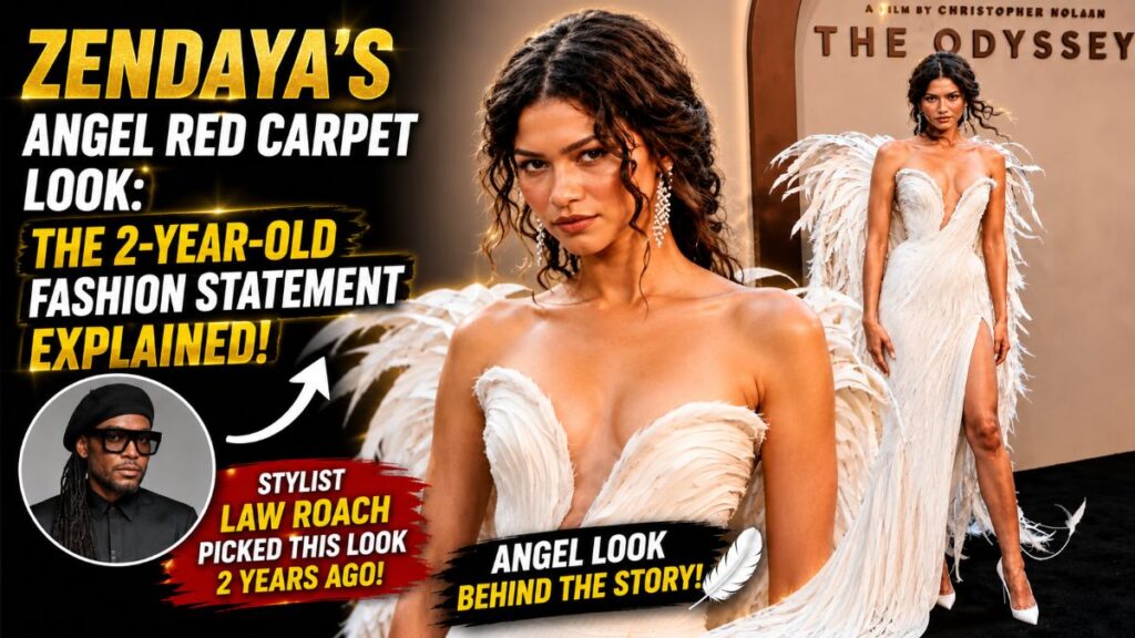 Zendaya's angelic red carpet look
