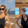 Brooks Nader strips topless during yacht outing