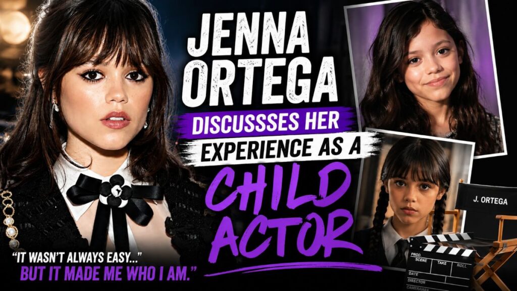Jenna Ortega discusses her experience as a child actor