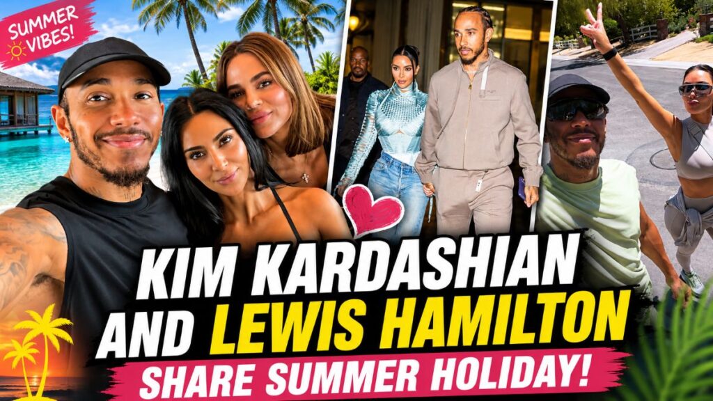 Kim Kardashian and Lewis Hamilton share summer holiday