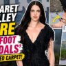 Margaret Qualley wore 'barefoot sandals' on the red carpet